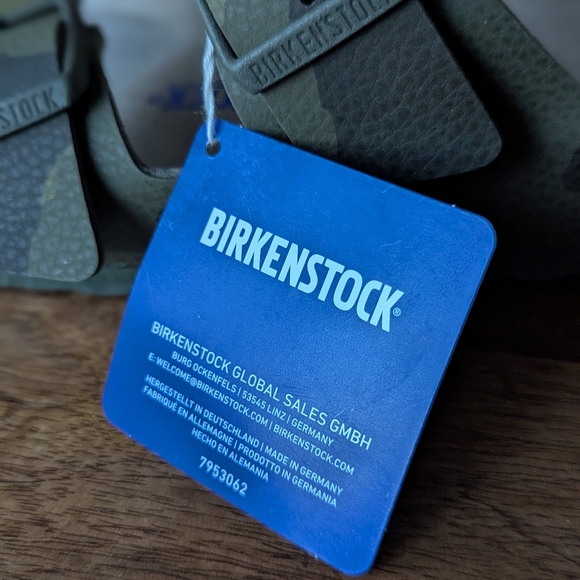 NEW Birkenstock Arizona Soft Footbed Desert Soil Camo Green Size 38 L 7-7.5 M 5 - Picture 6 of 12